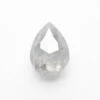 1.08 Carat Icy White Rose Cut Pear Diamond