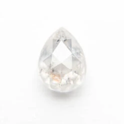 1.87 Carat Icy White Double Cut Pear Diamond
