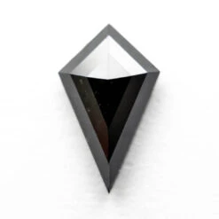 1 Carat Black Rose Cut Kite Diamond