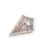 1.11 Carat Icy White Black And Orange Speckled Brilliant Cut Kite Diamond