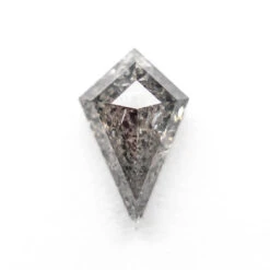 .93 Carat Salt And Pepper Double Cut Kite Diamond