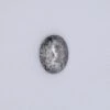 .75 Carat Salt And Pepper Rose Cut Oval Diamond